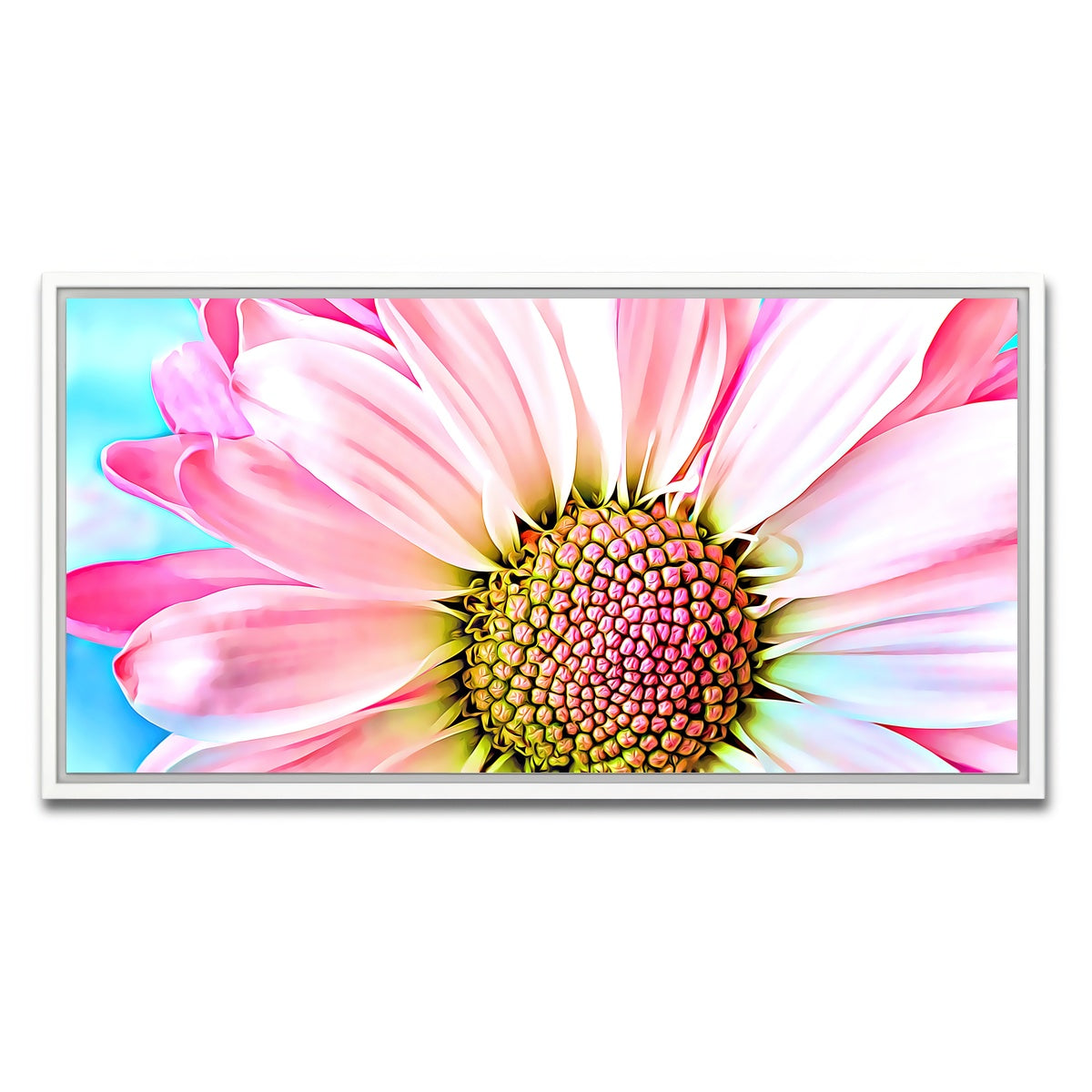 AUTO-MOCKUP WHITE | pink dahlia | 1 Piece | White Framed Canvas | group=2x1
