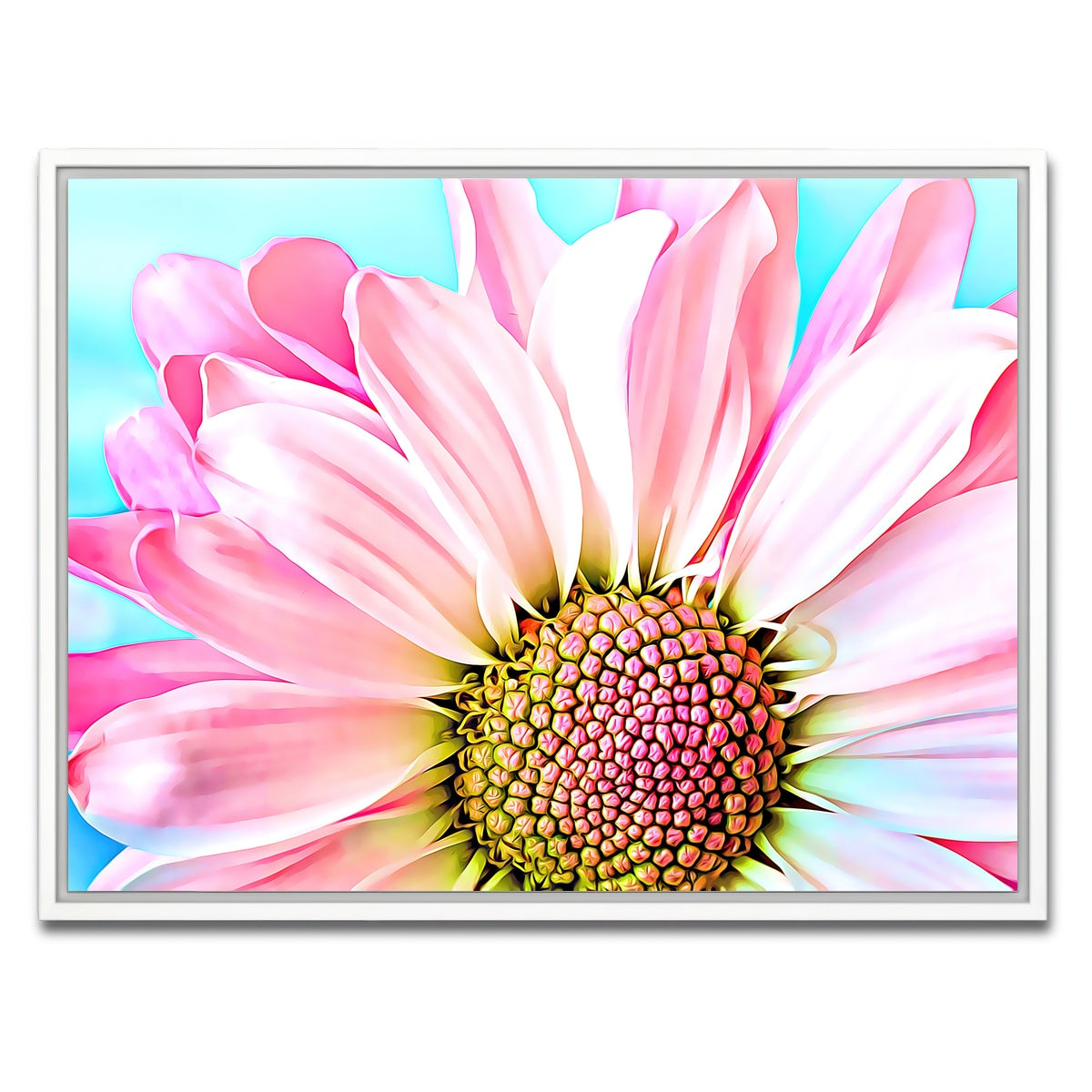 AUTO-MOCKUP WHITE | pink dahlia | 1 Piece | White Framed Canvas | group=4x3