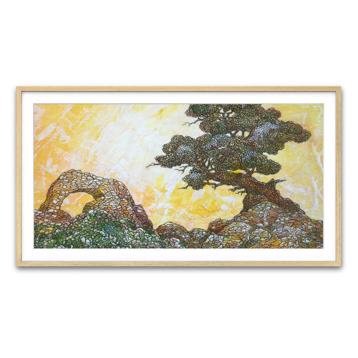 Framed Print 2x1 Natural