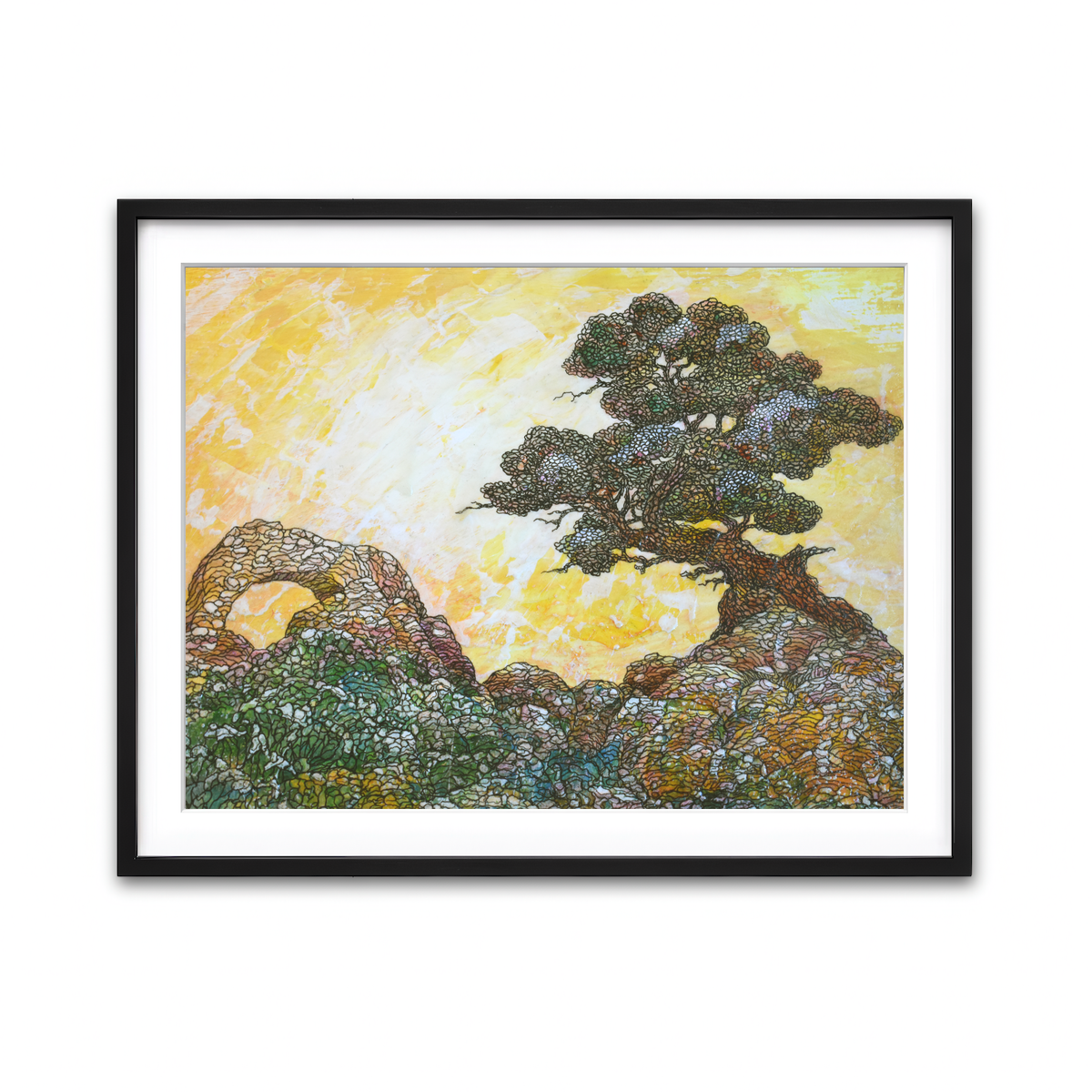 Framed Print 4x3 Black