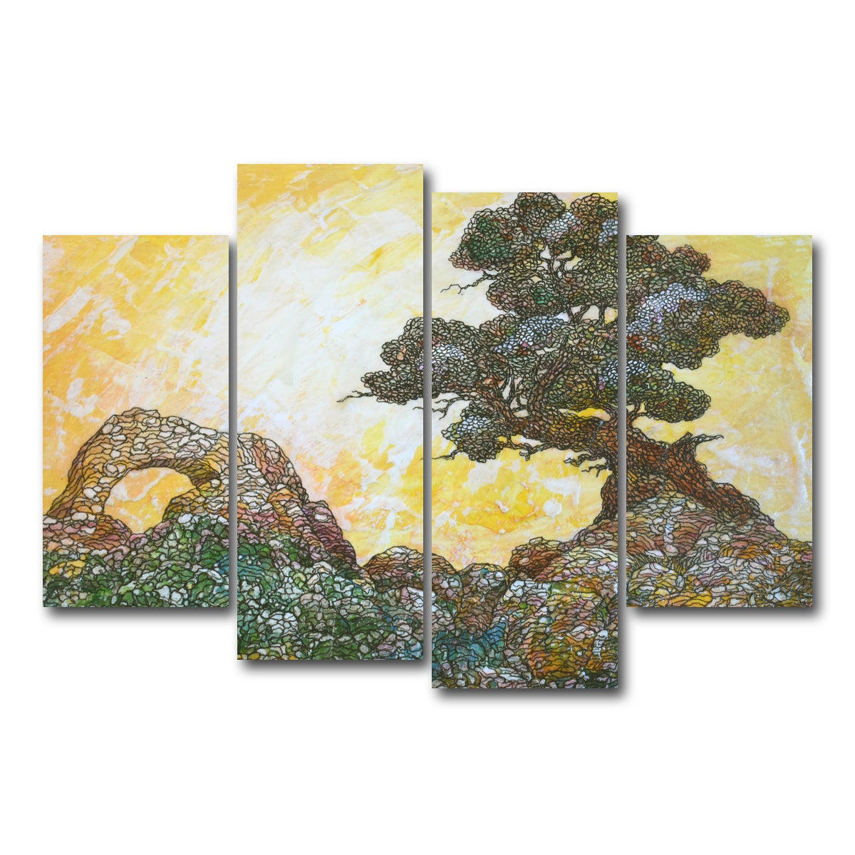 AUTO-MOCKUP WHITE | place of pleasurable existence | 4 Piece | Gallery Wrap Canvas | group=4_short