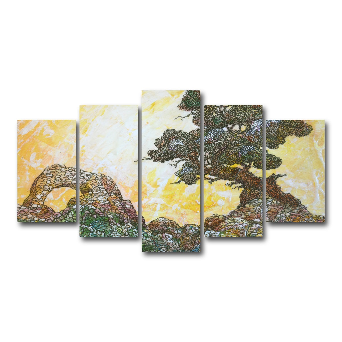 AUTO-MOCKUP WHITE | place of pleasurable existence | 5 Piece | Gallery Wrap Canvas | group=5_normal