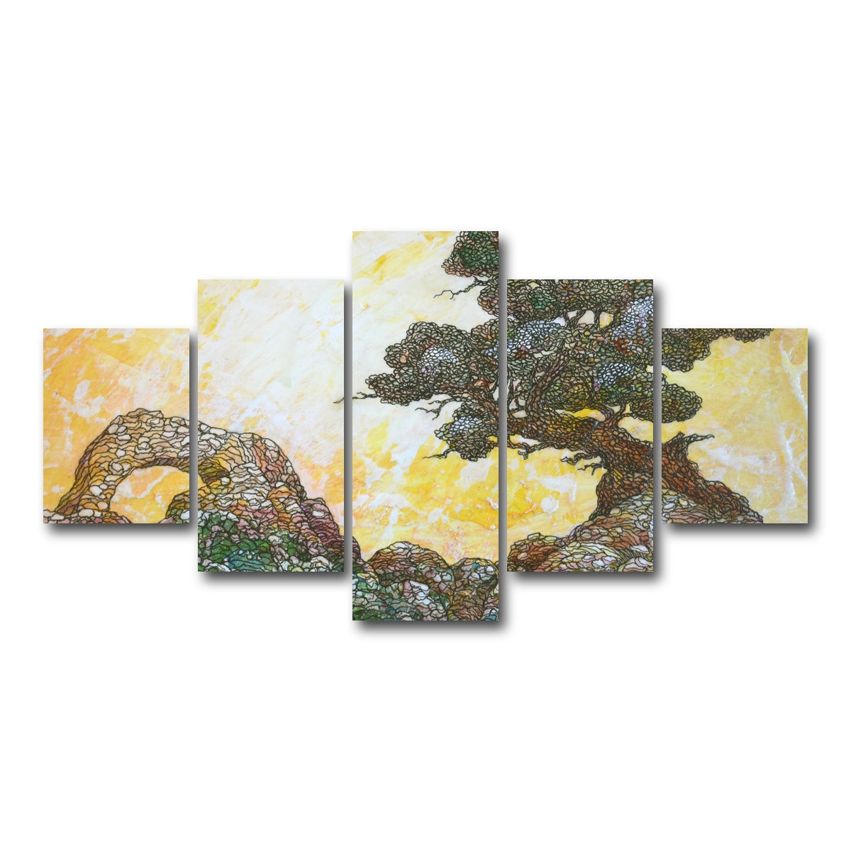 AUTO-MOCKUP WHITE | place of pleasurable existence | 5 Piece | Gallery Wrap Canvas | group=5_short