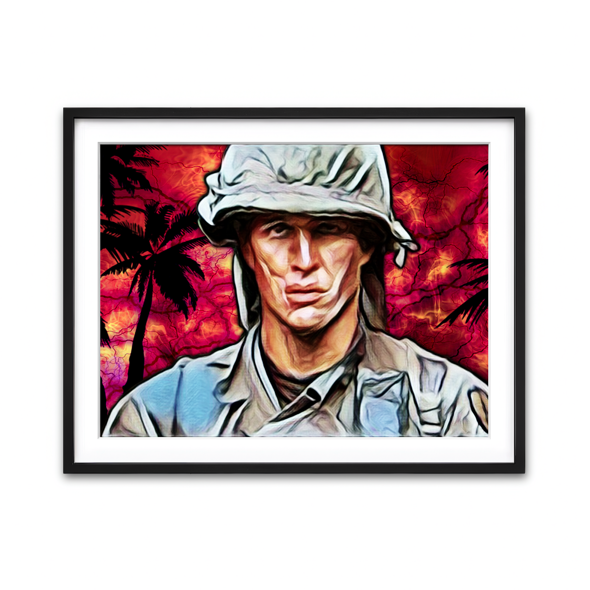 Framed Print 4x3 Black