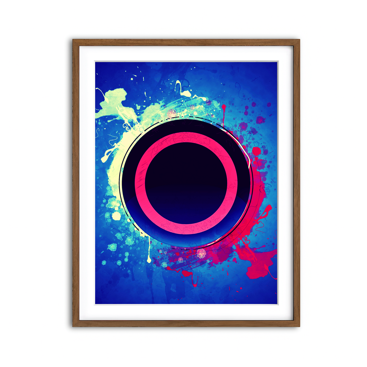 Framed Print 3x4 Walnut