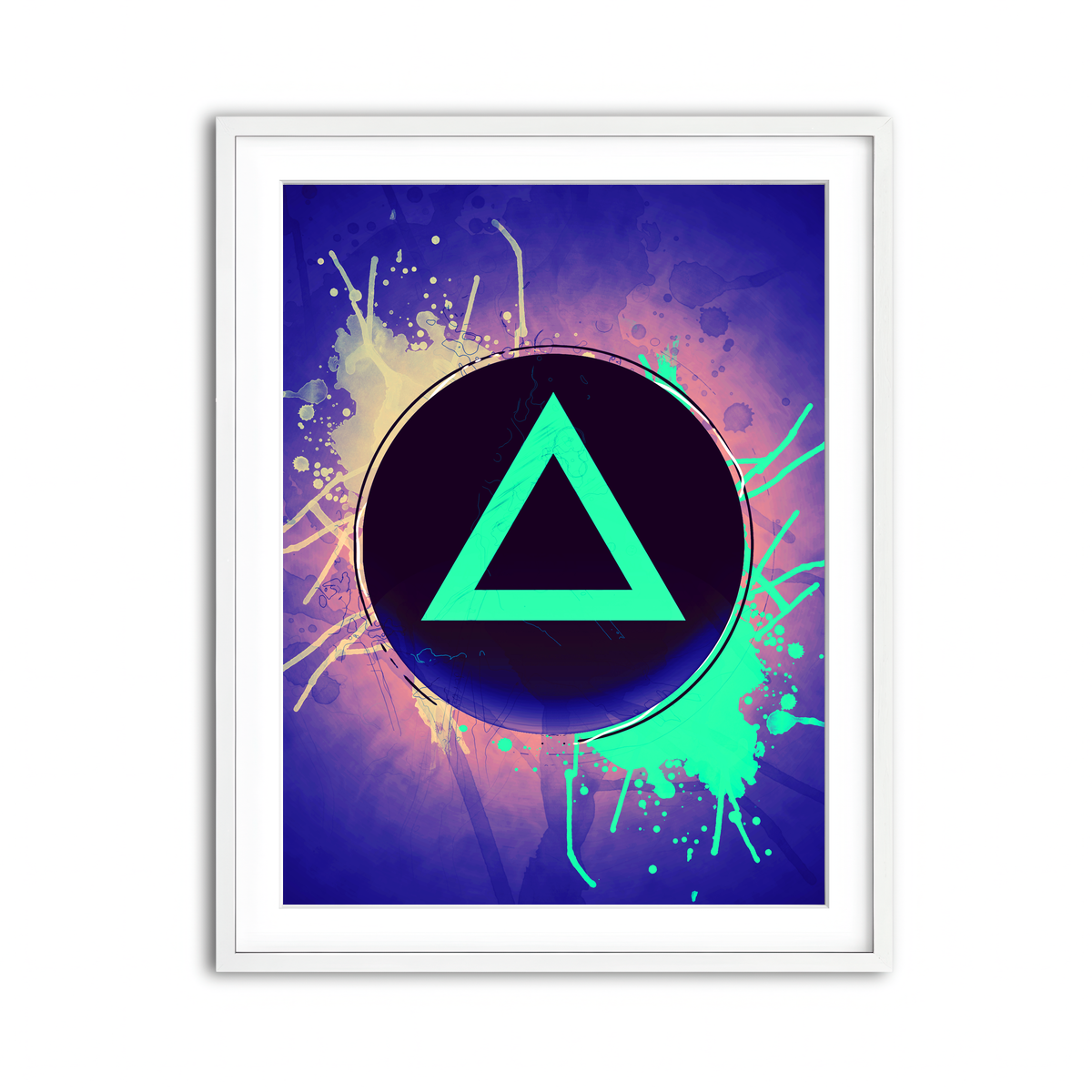 Framed Print 3x4 White