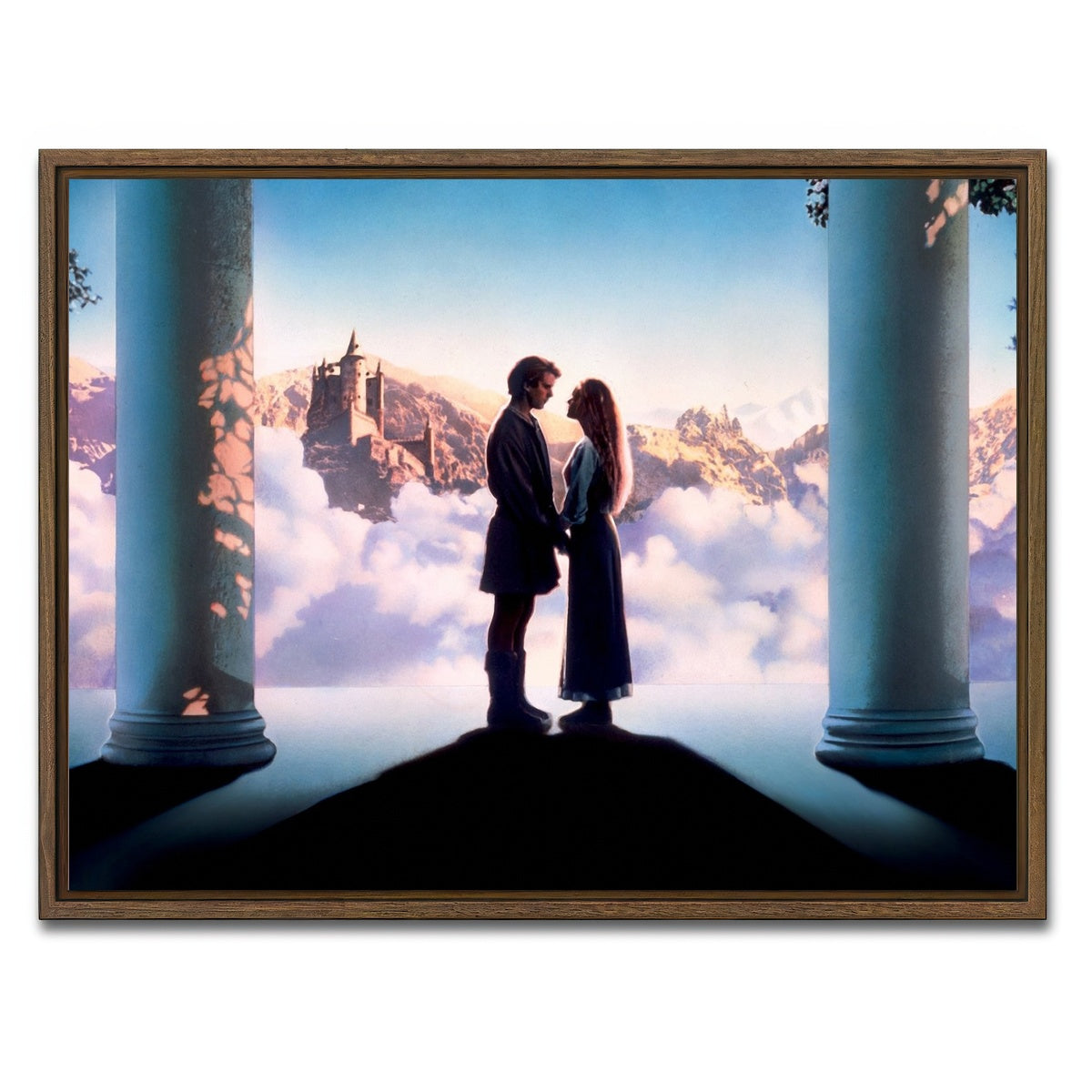 AUTO-MOCKUP WHITE | princess bride | 1 Piece | Walnut Framed Canvas | group=4x3
