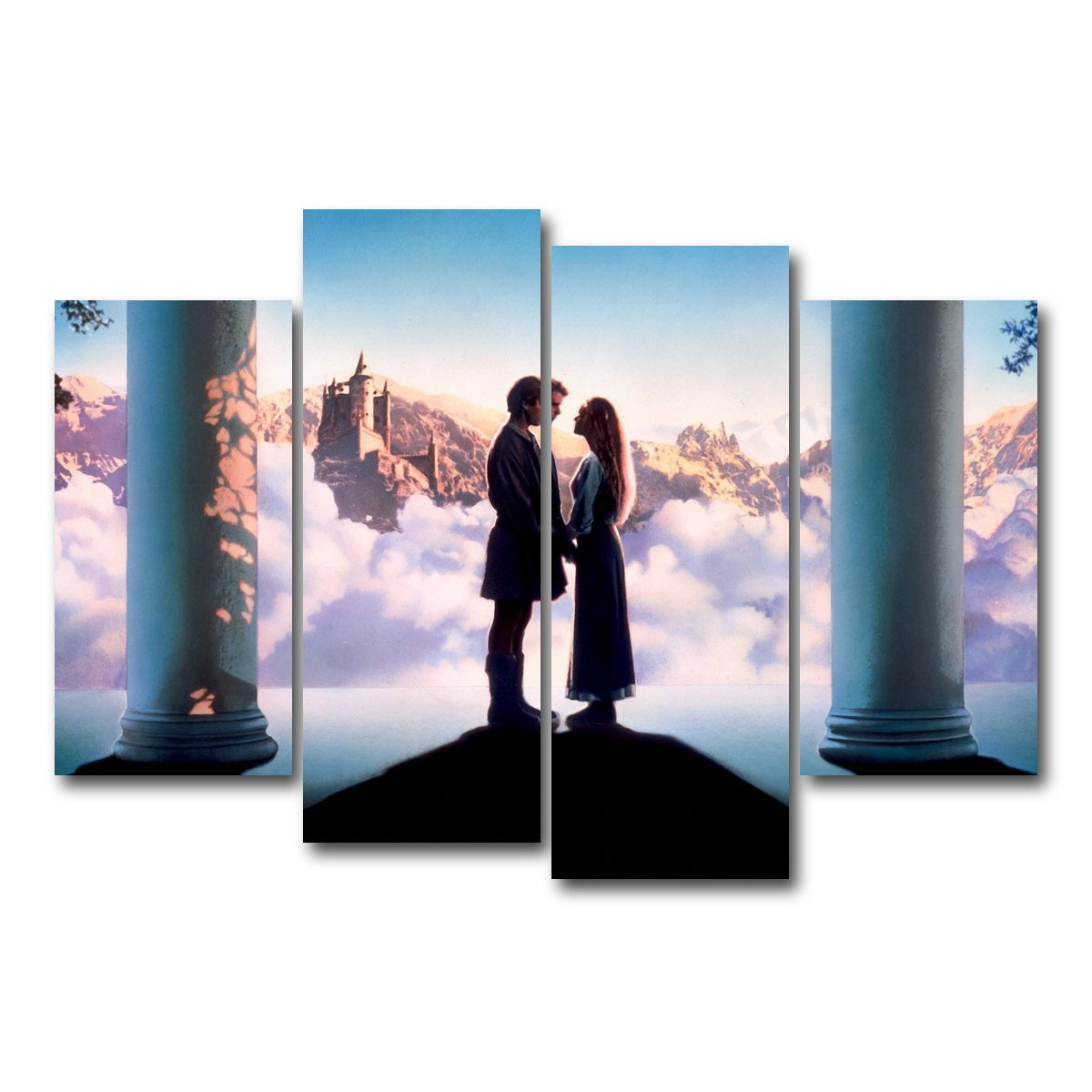 AUTO-MOCKUP WHITE | princess bride | 4 Piece | Gallery Wrap Canvas | group=4_short