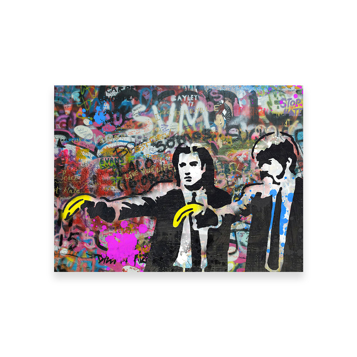 Pulp Fiction Bananas Wall Art