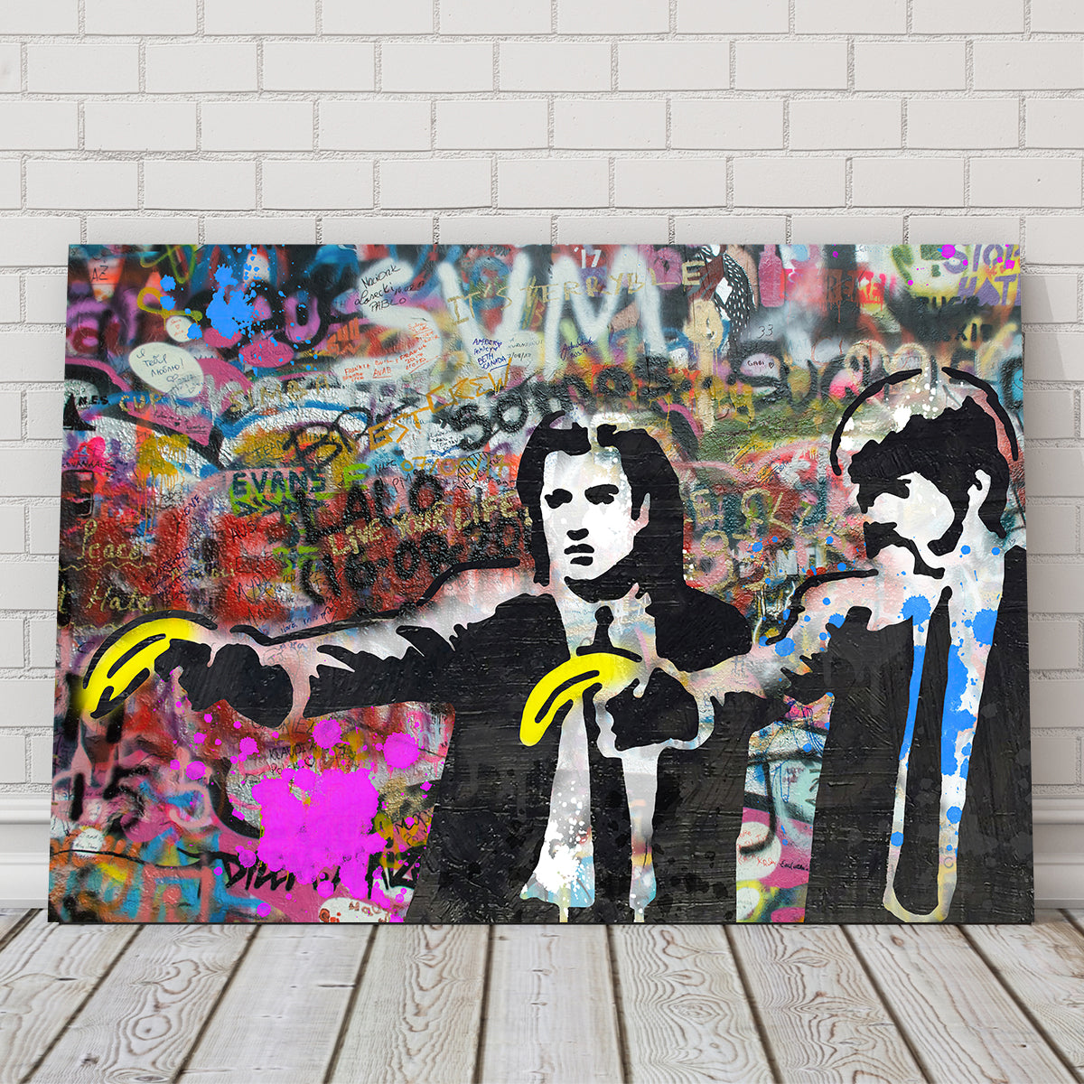 Pulp Fiction Bananas Wall Art