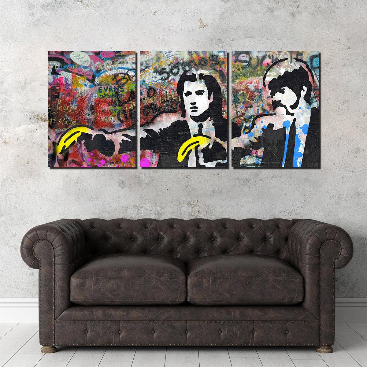 Pulp Fiction Bananas Wall Art