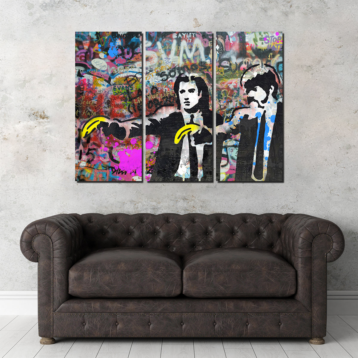 Pulp Fiction Bananas Wall Art