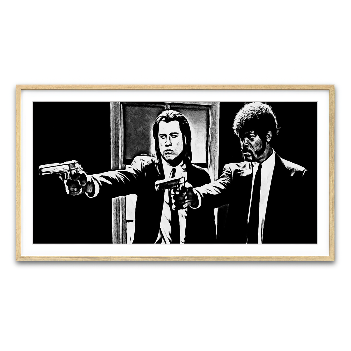 Framed Print 2x1 Natural