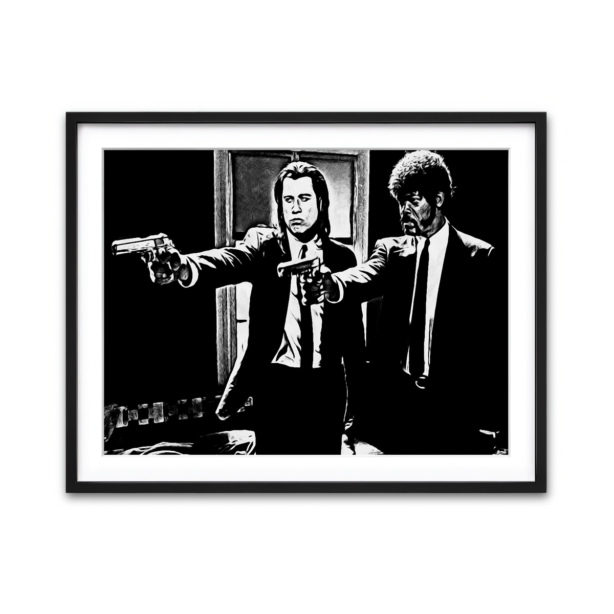 Framed Print 4x3 Black