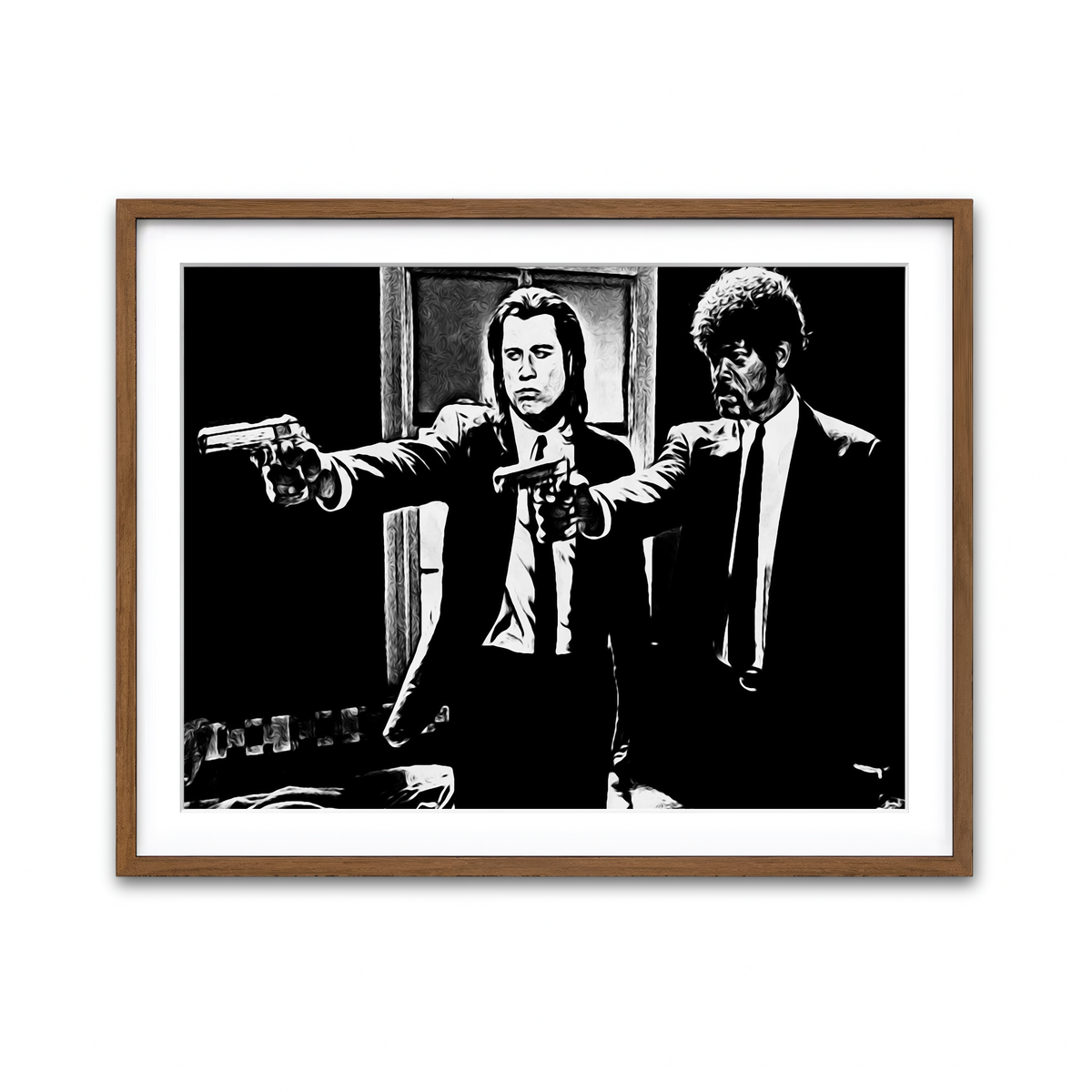 Framed Print 4x3 Walnut
