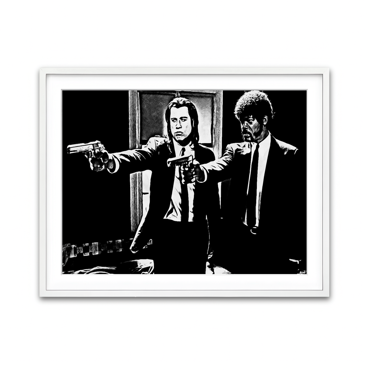Framed Print 4x3 White