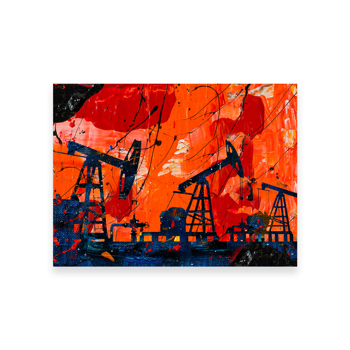 Pumpjack Wall Art