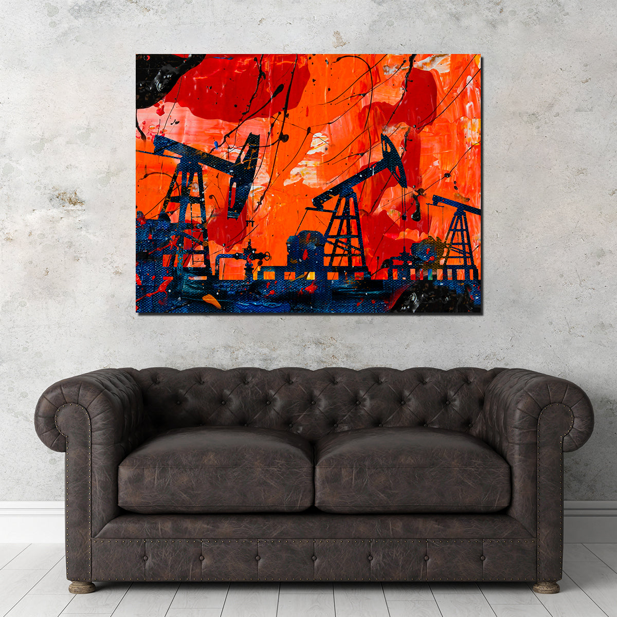 Pumpjack Wall Art
