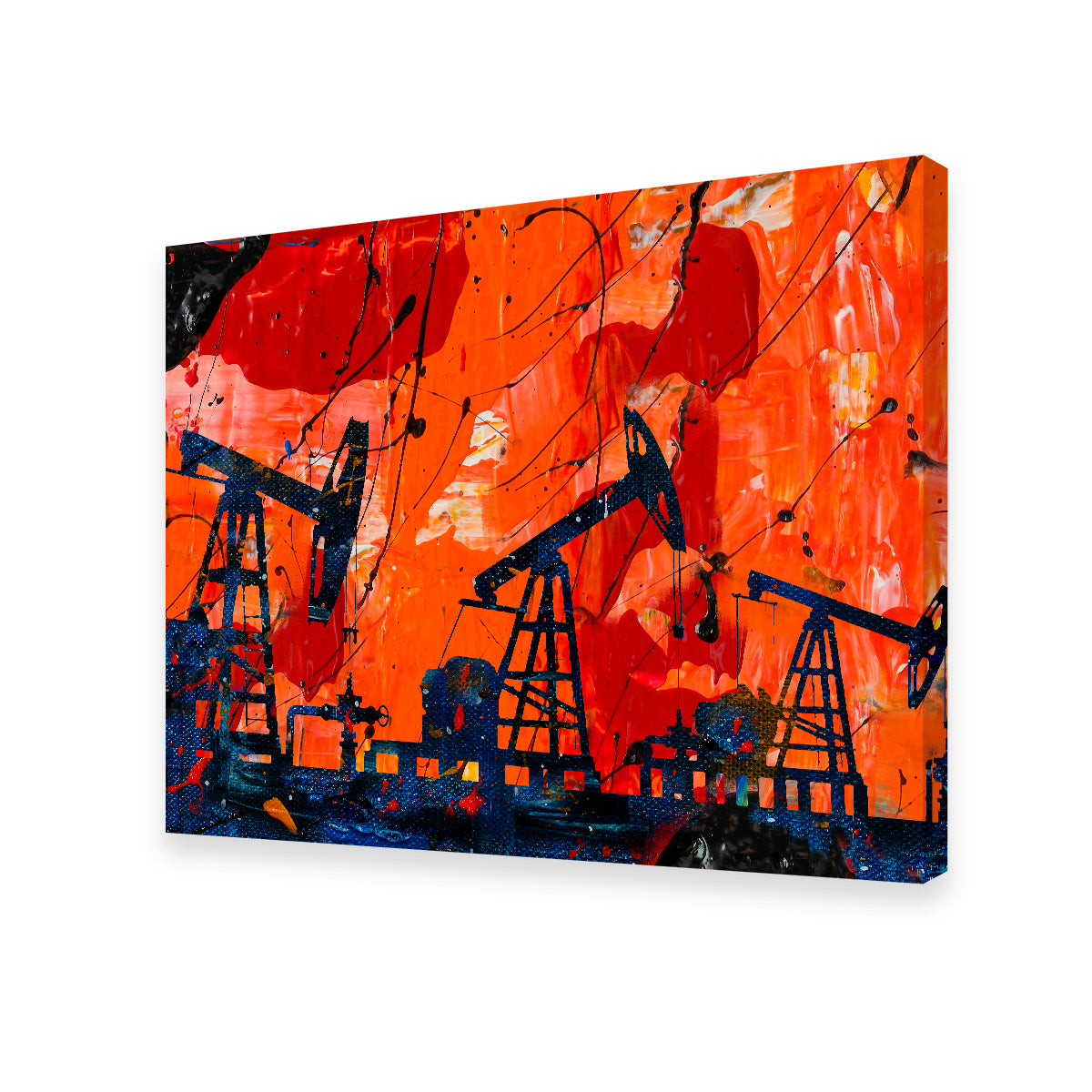Pumpjack Wall Art