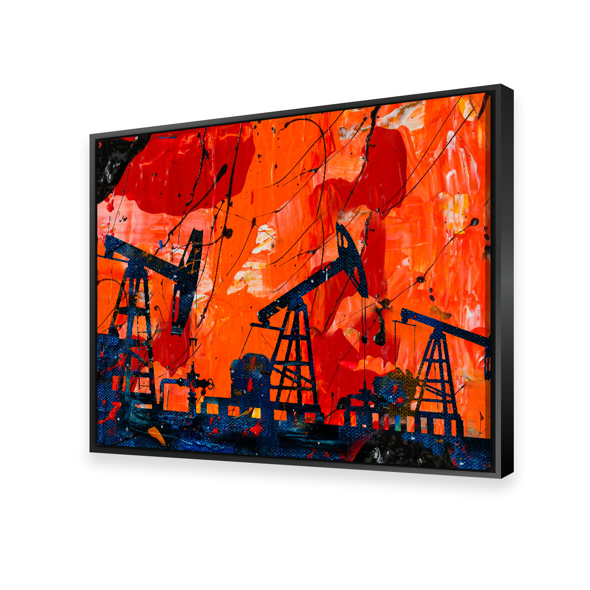 Pumpjack Wall Art