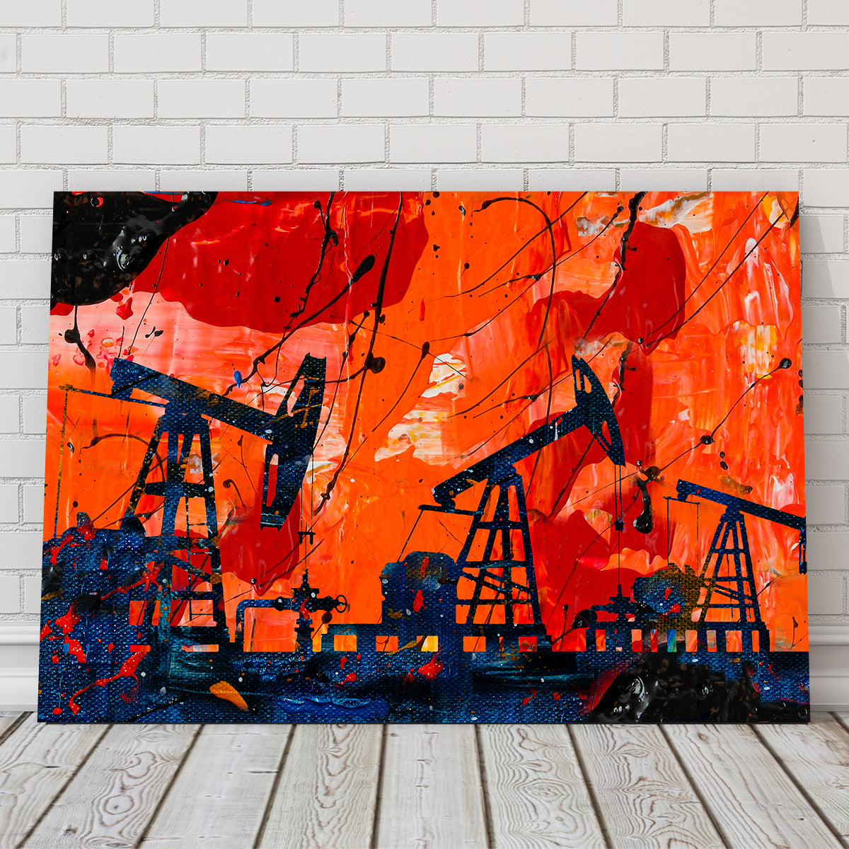 Pumpjack Wall Art