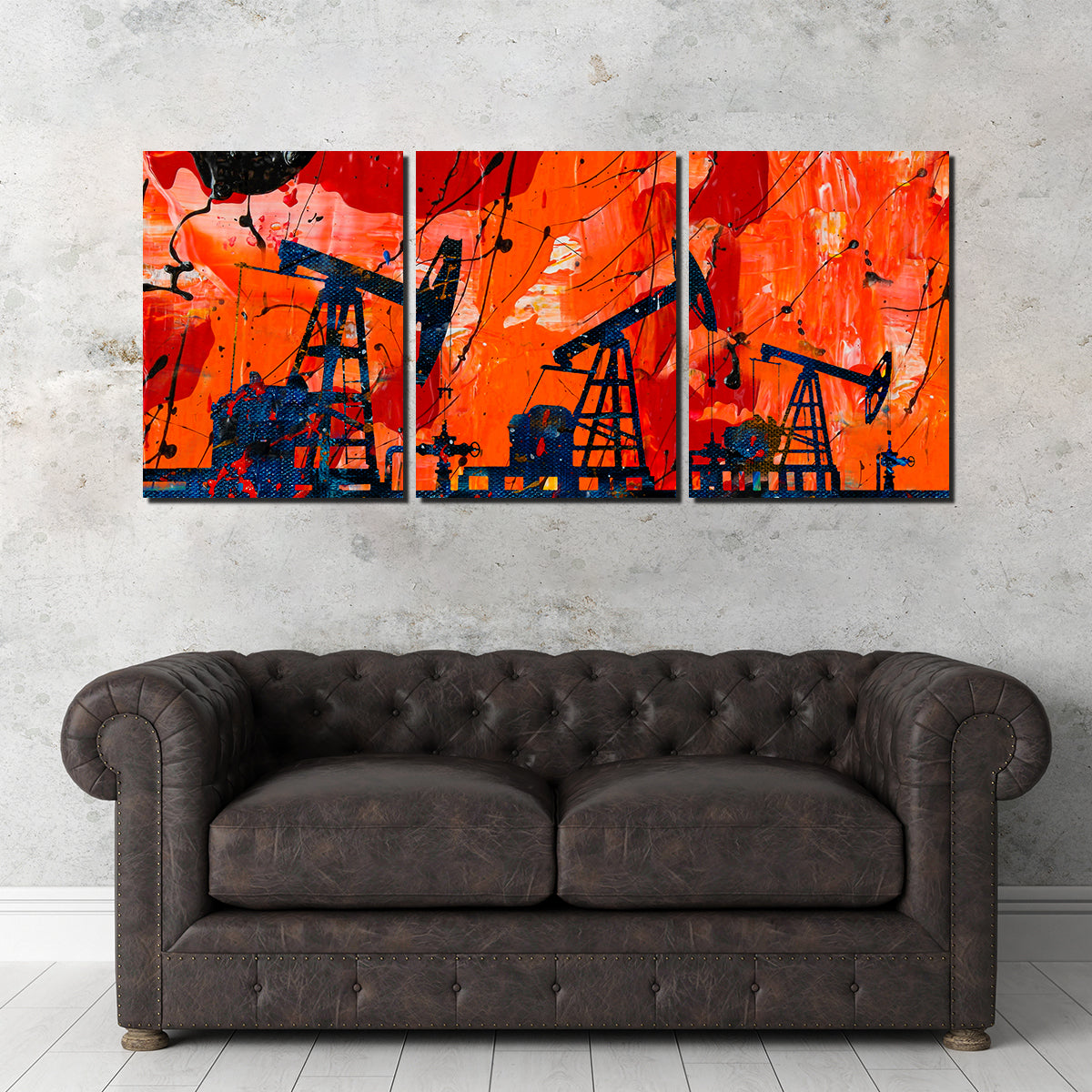 Pumpjack Wall Art