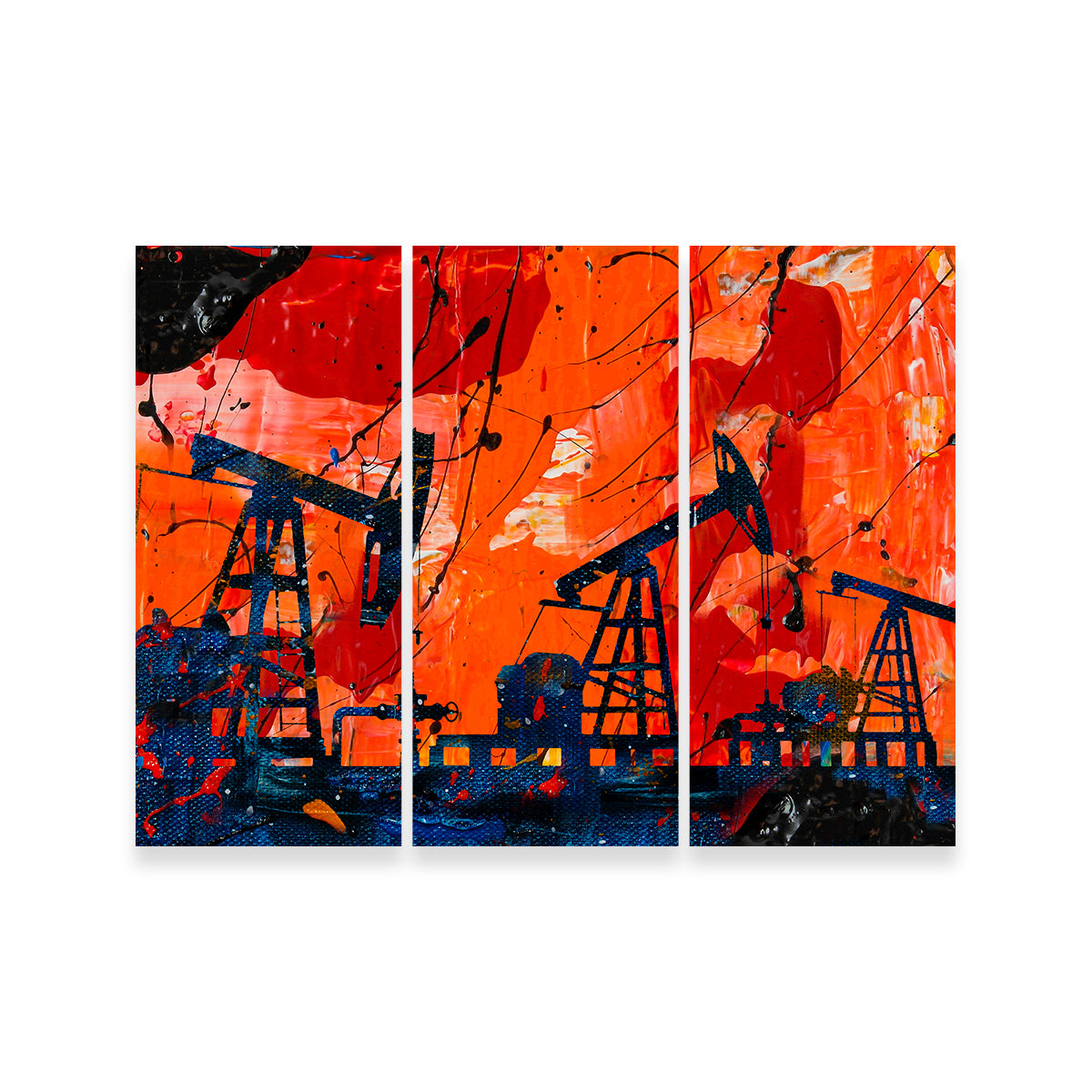 Pumpjack Wall Art