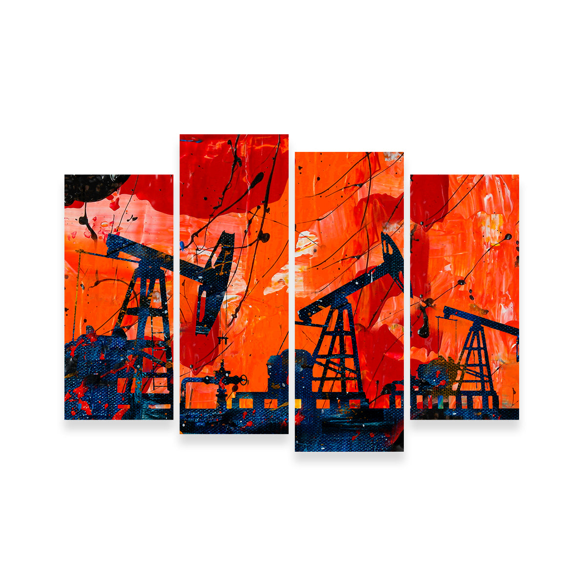 Pumpjack Wall Art