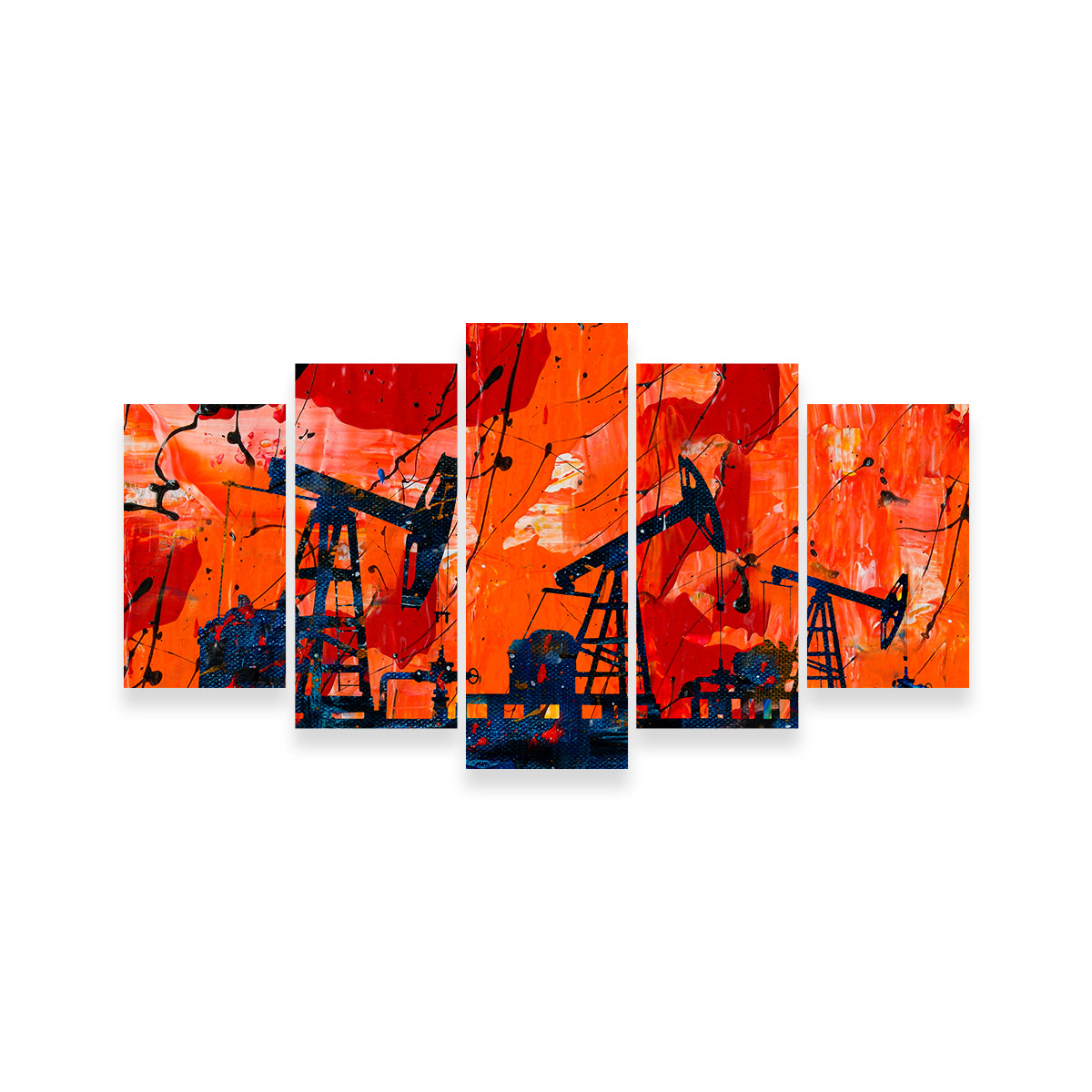 Pumpjack Wall Art