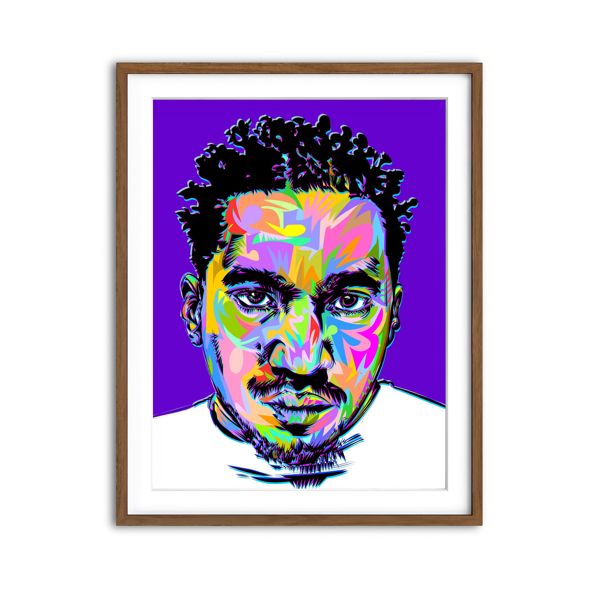 Framed Print 3x4 Walnut