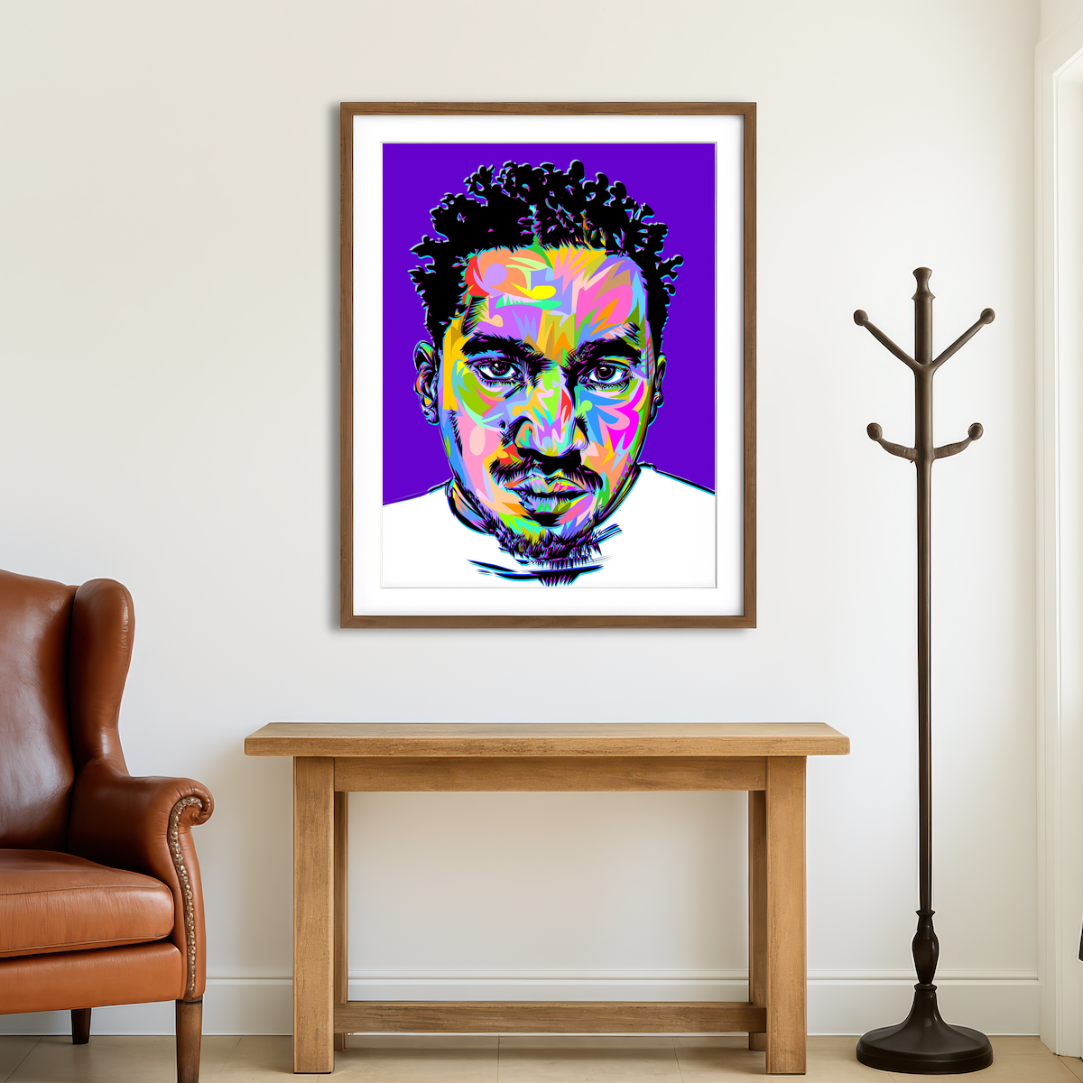 AUTO-MOCKUP ROOM | Qtip Wall Art