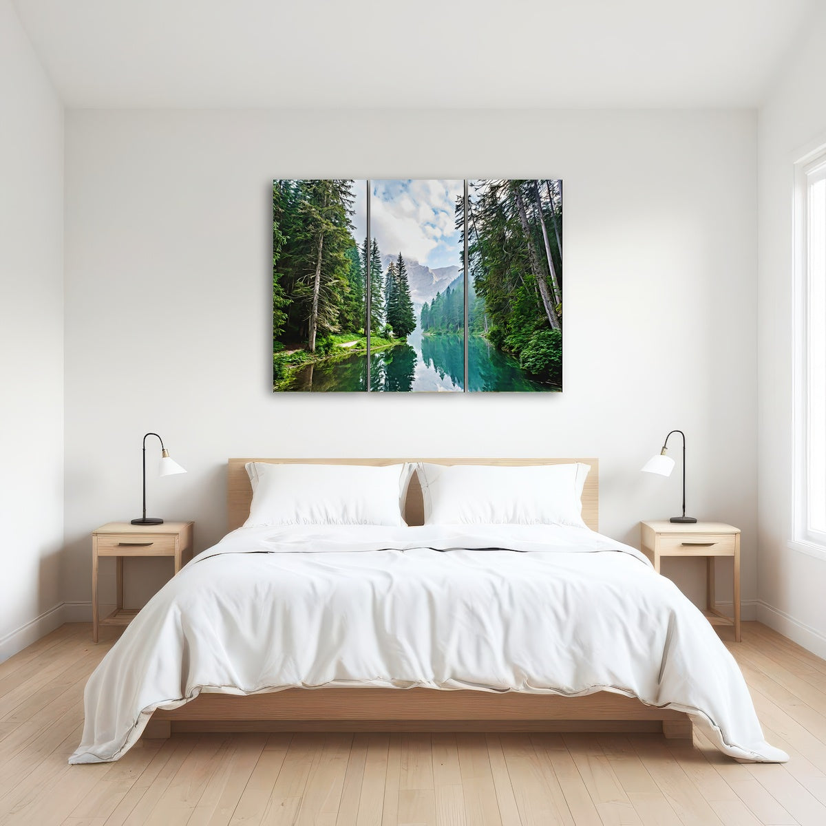 AUTO-MOCKUP ROOM | quiet mountain lake