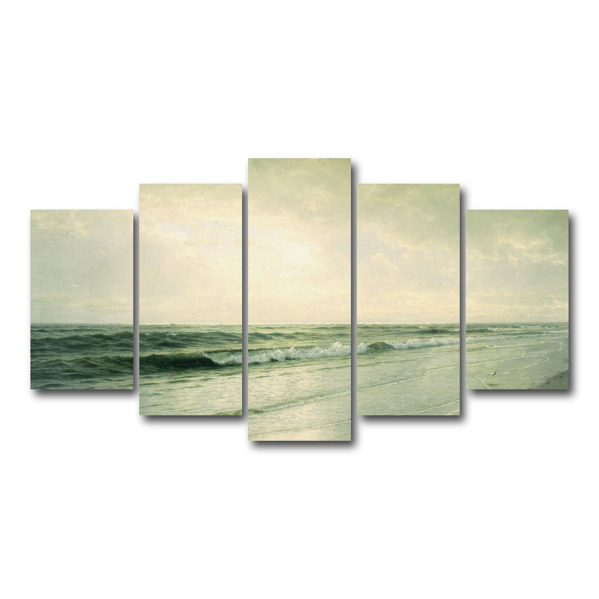 AUTO-MOCKUP WHITE | quiet seascape | 5 Piece | Gallery Wrap Canvas | group=5_normal