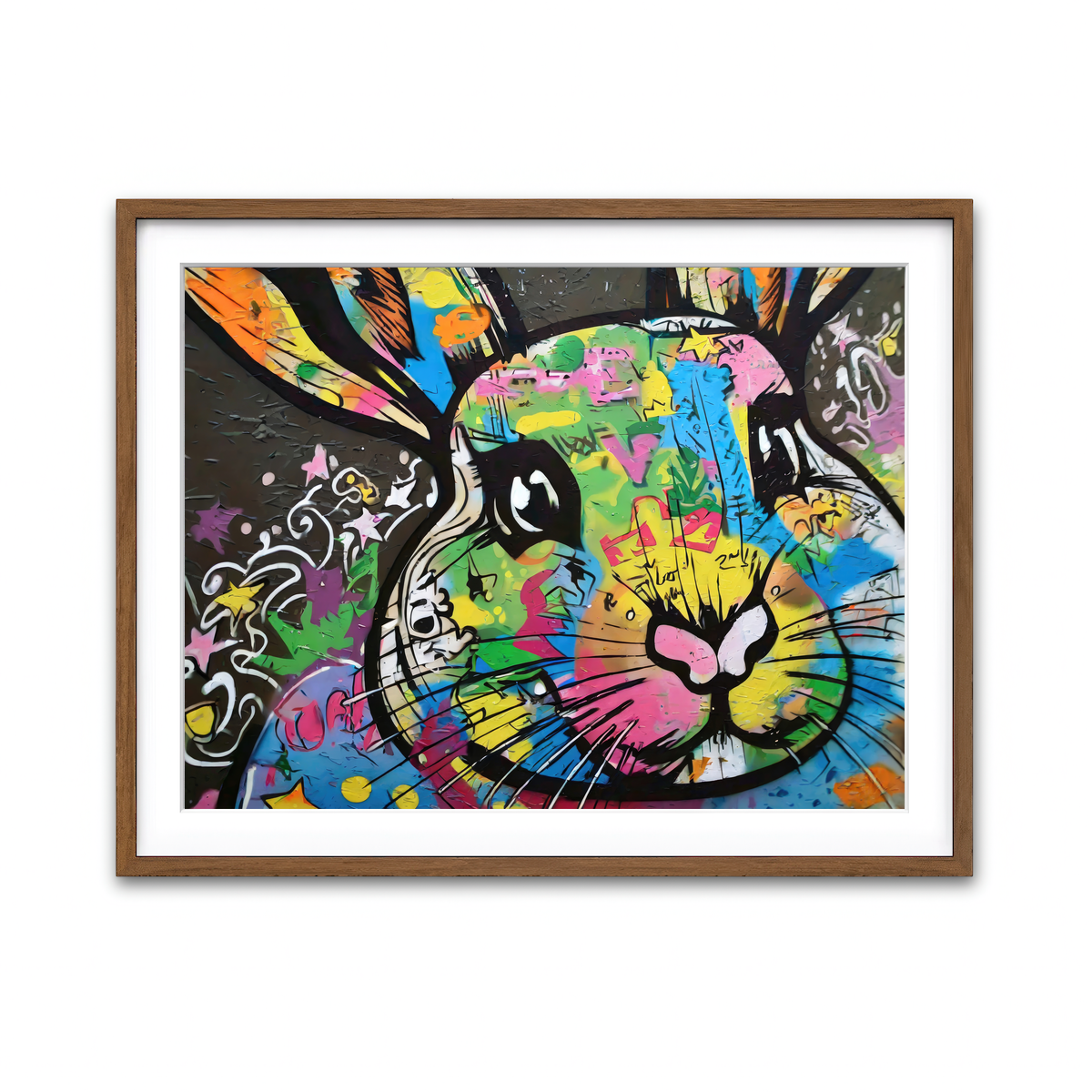 Framed Print 4x3 Walnut