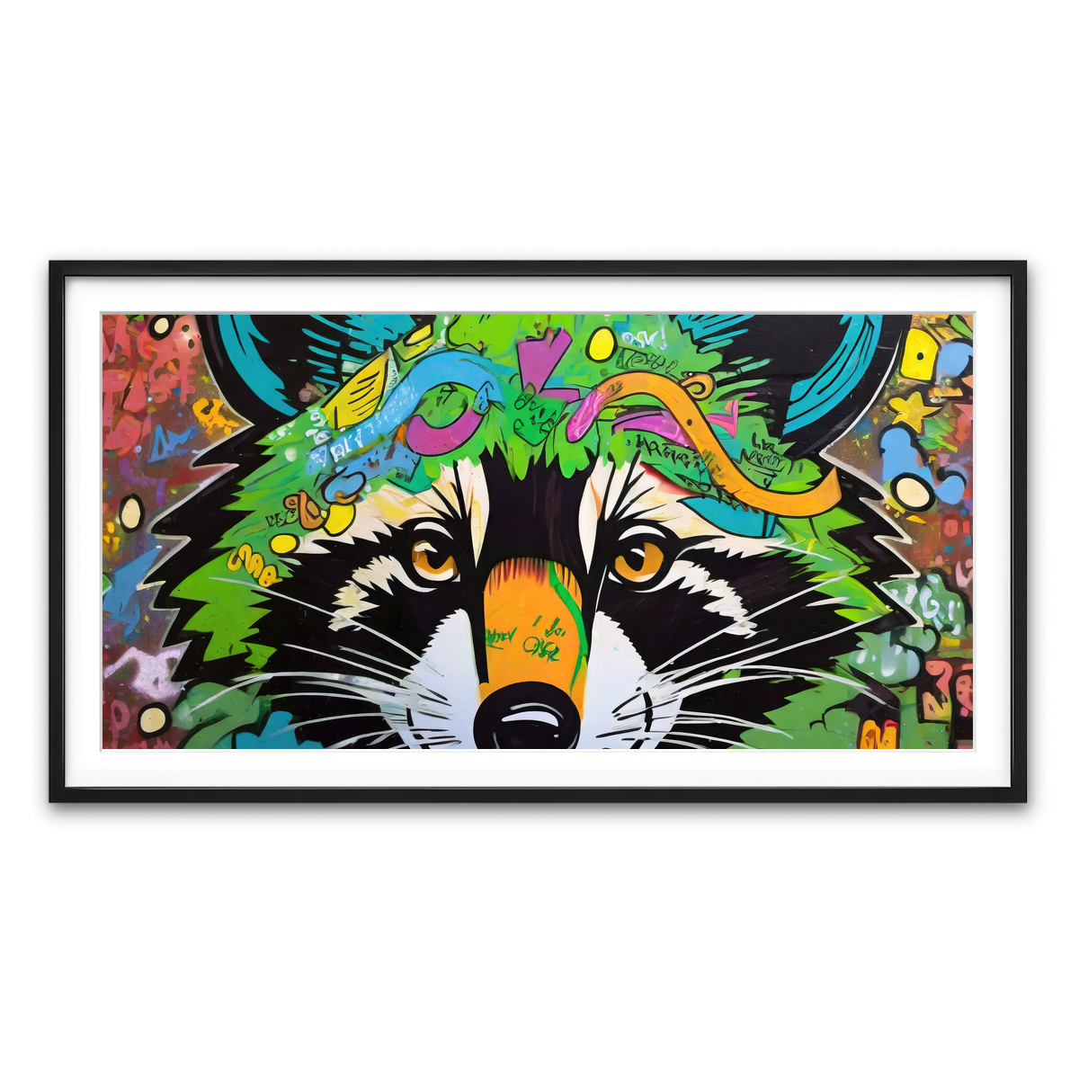 Framed Print 2x1 Black