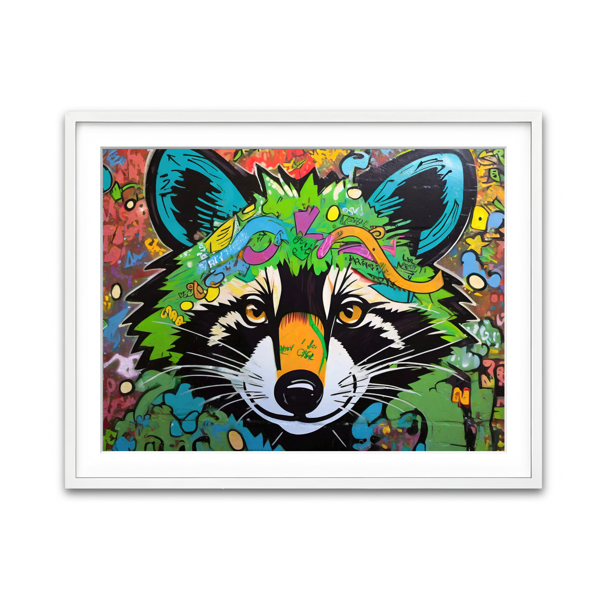 Framed Print 4x3 White