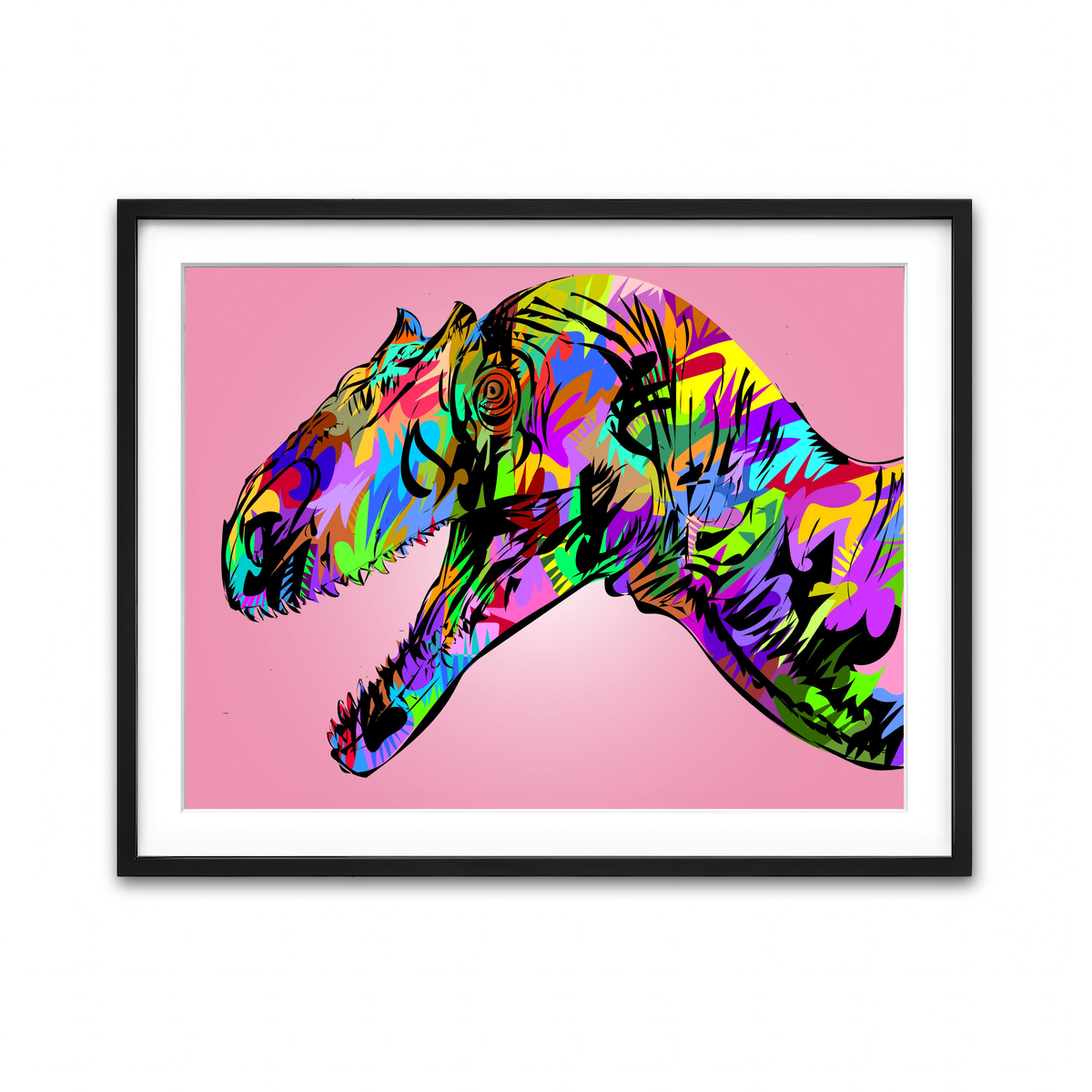 Framed Print 4x3 Black