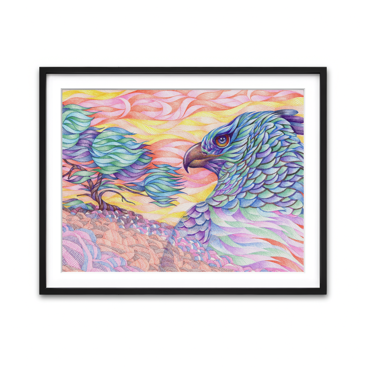 Framed Print 4x3 Black