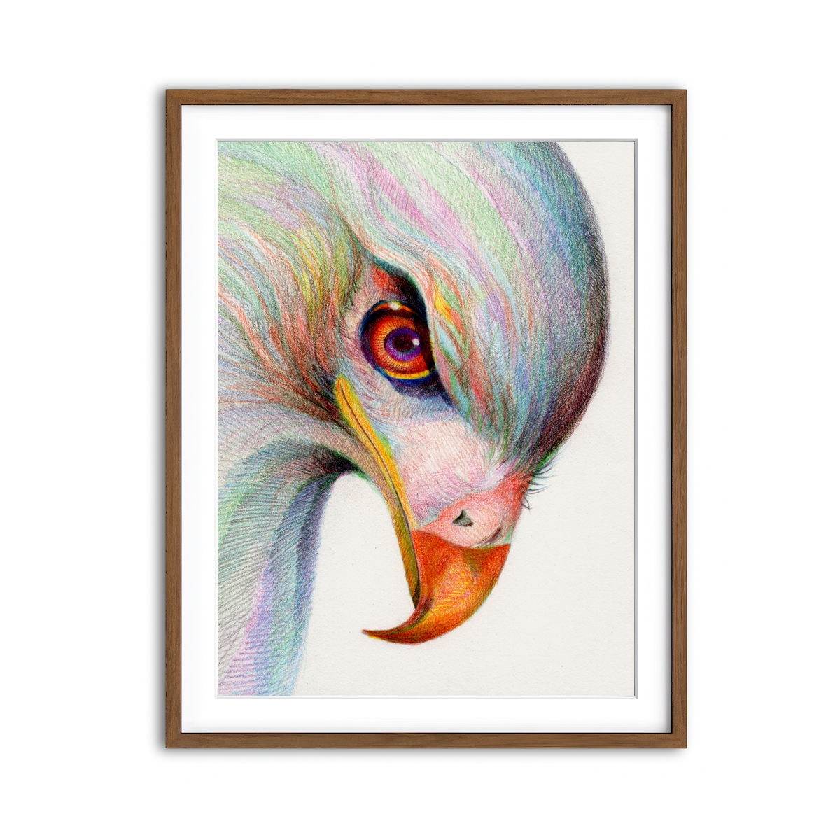 Framed Print 3x4 Walnut