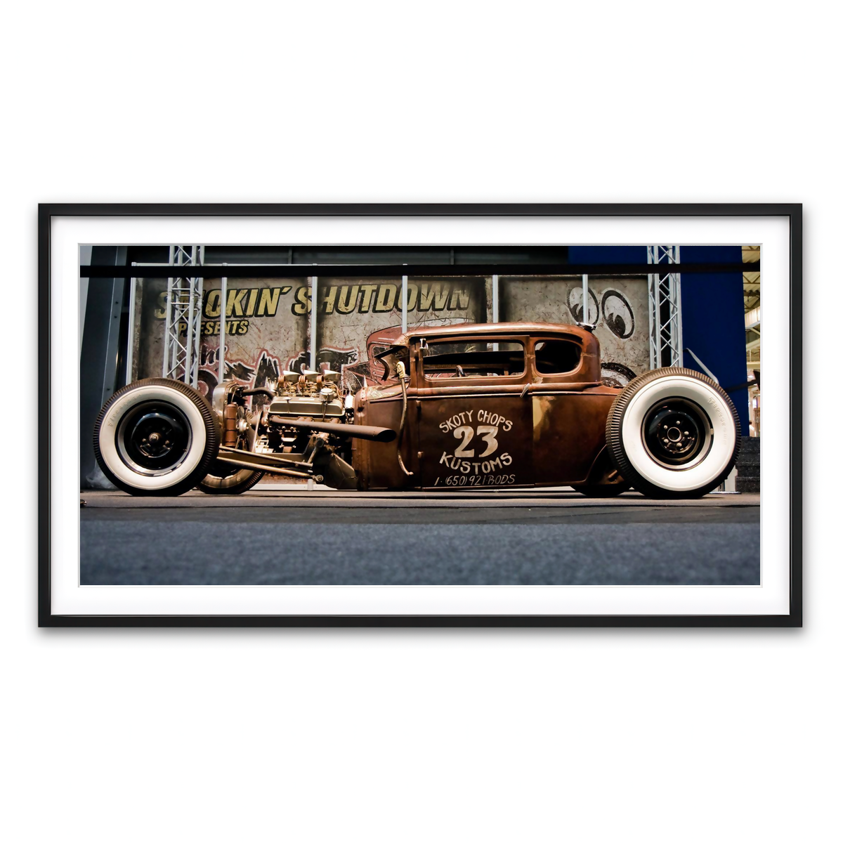 Framed Print 2x1 Black