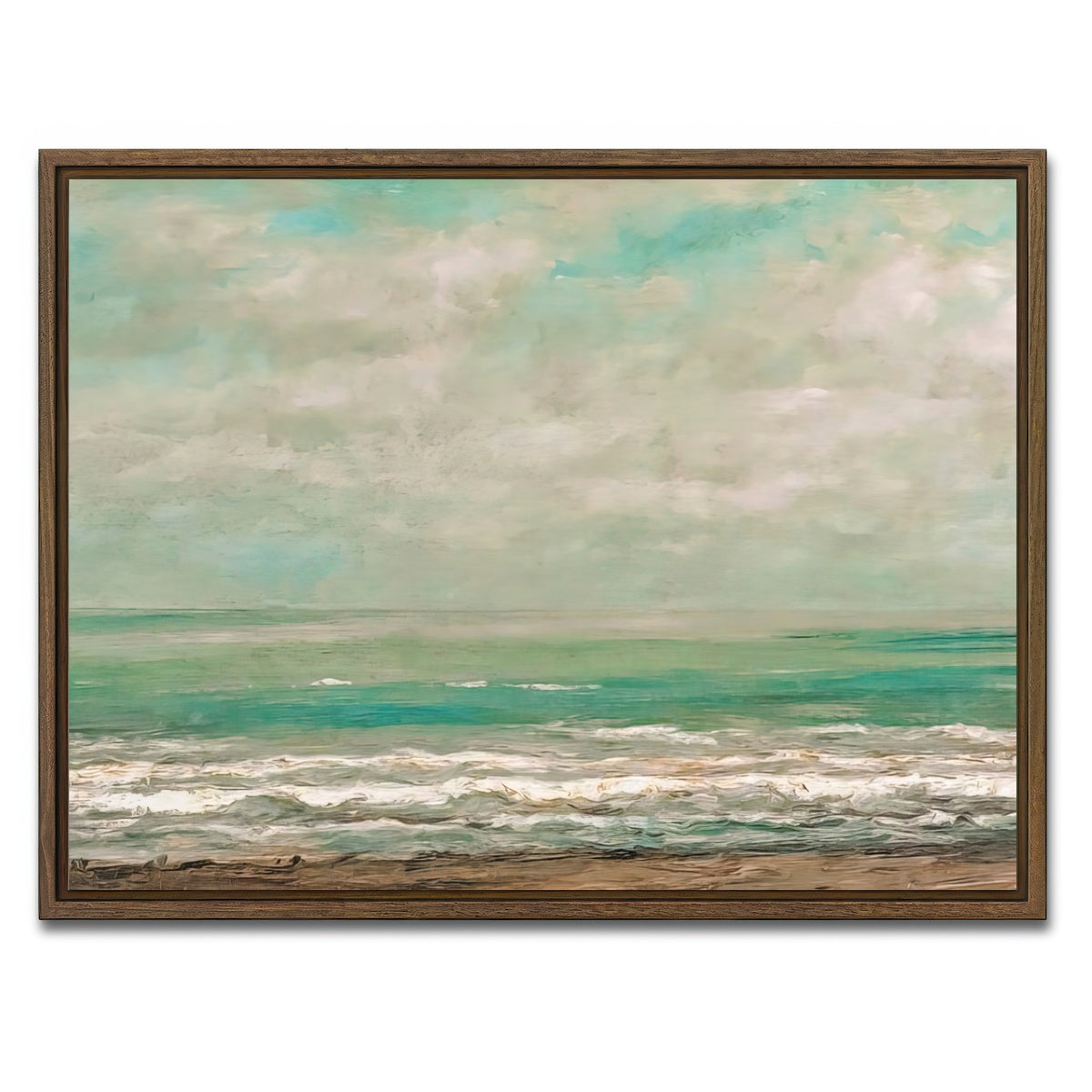 AUTO-MOCKUP WHITE | rising tide | 1 Piece | Walnut Framed Canvas | group=4x3