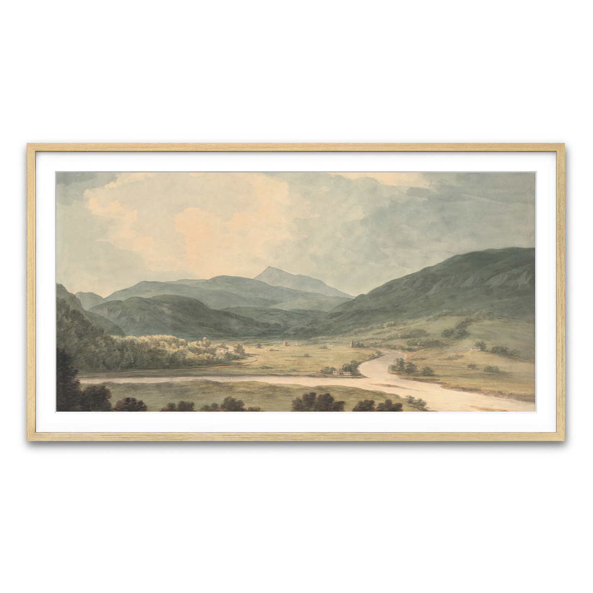 Framed Print 2x1 Natural