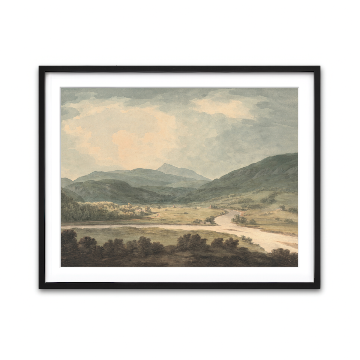 Framed Print 4x3 Black
