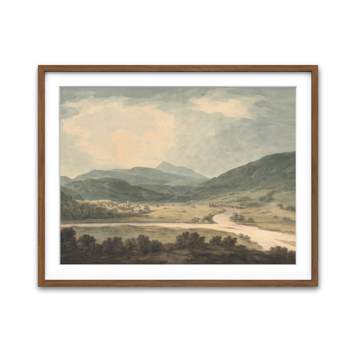 Framed Print 4x3 Walnut