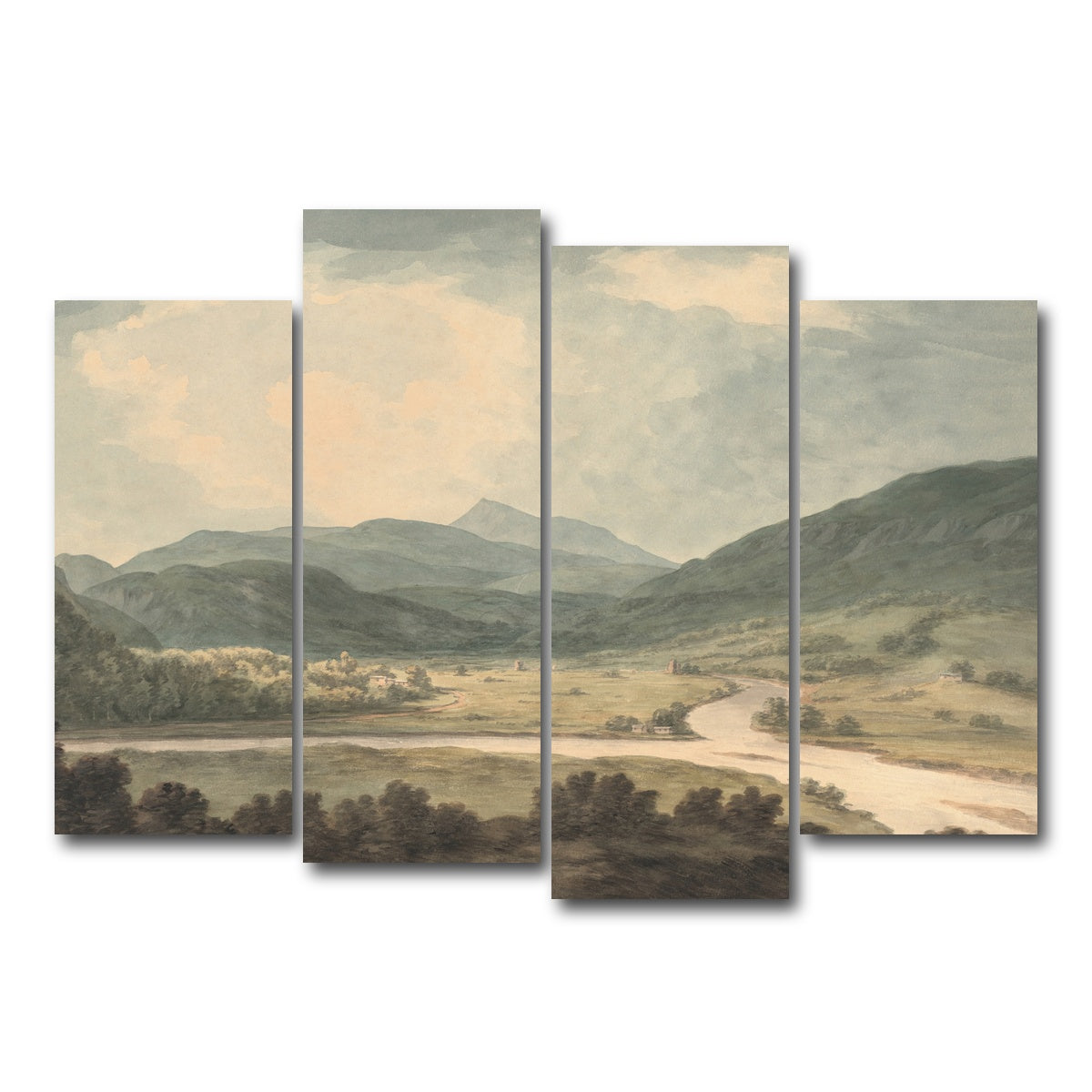 AUTO-MOCKUP WHITE | river lands | 4 Piece | Gallery Wrap Canvas | group=4_normal