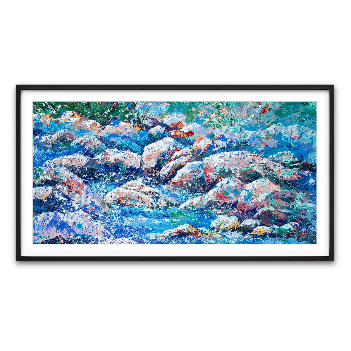 Framed Print 2x1 Black