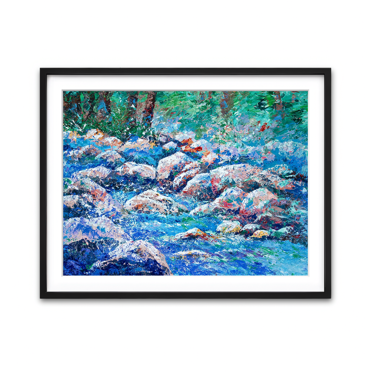 Framed Print 4x3 Black