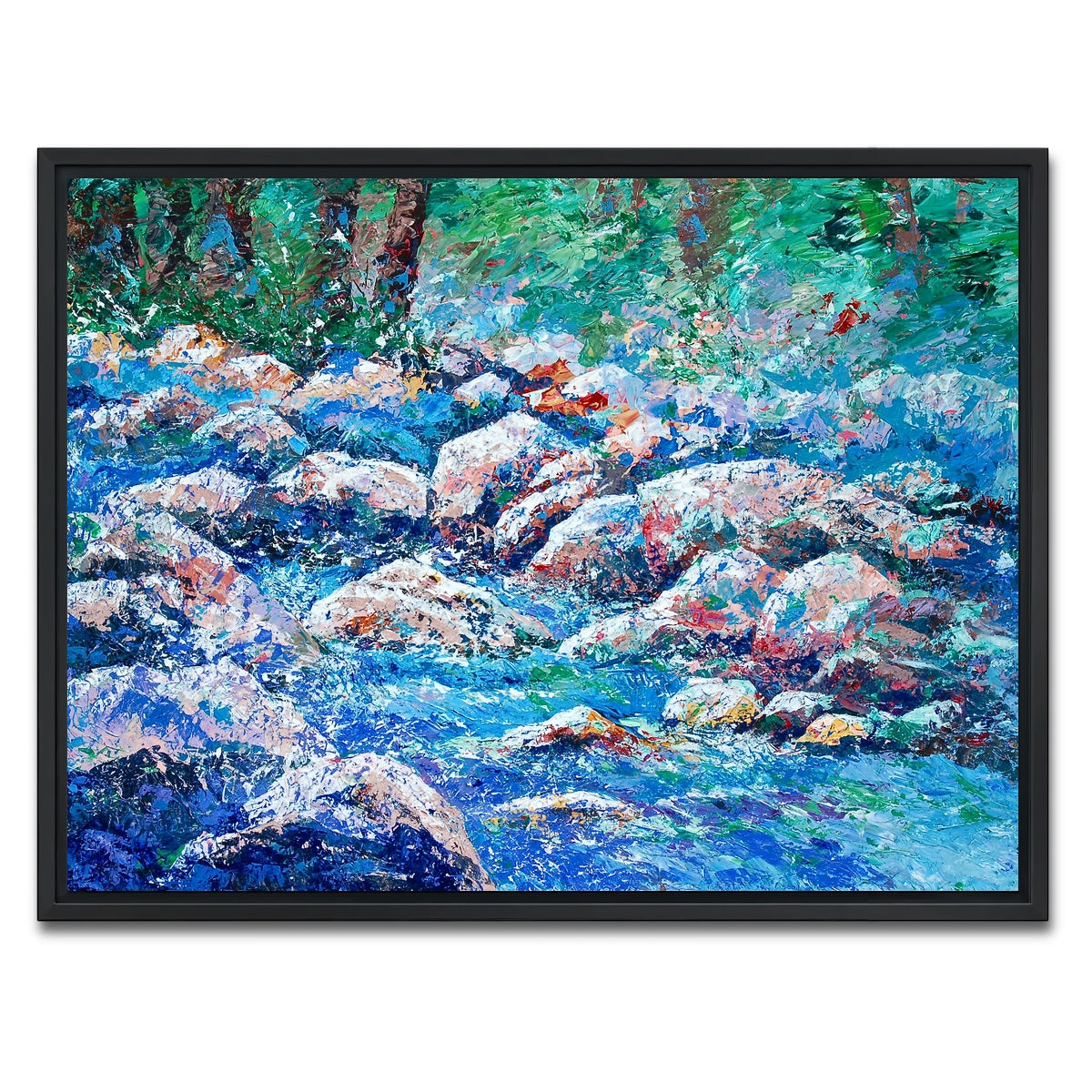 AUTO-MOCKUP WHITE | river rhapsody | 1 Piece | Black Framed Canvas | group=4x3