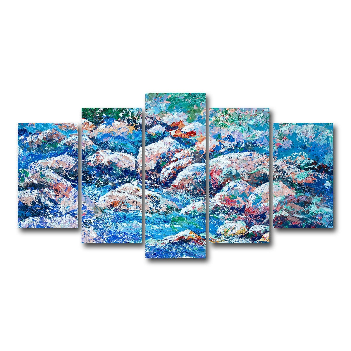 AUTO-MOCKUP WHITE | river rhapsody | 5 Piece | Gallery Wrap Canvas | group=5_normal