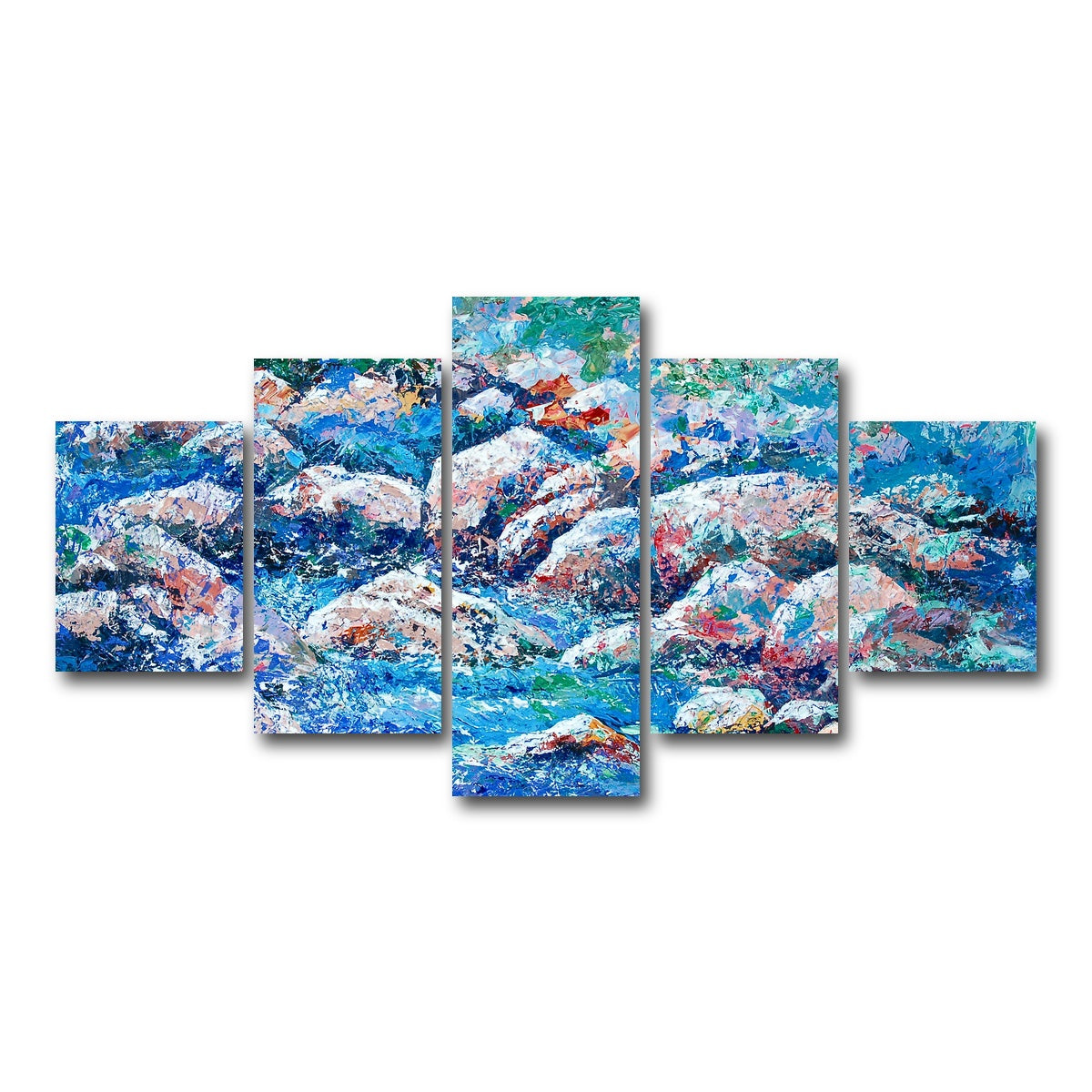 AUTO-MOCKUP WHITE | river rhapsody | 5 Piece | Gallery Wrap Canvas | group=5_short